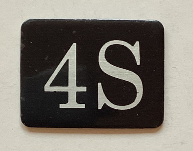 4S Mailbox Number Sign / Locker Number Sign – Rust-Free Aluminum with ...