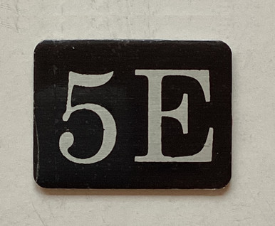 5E Mailbox Number Sign / Locker Number Sign – Rust-Free Aluminum with ...