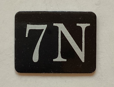 7N Mailbox Number Sign / Locker Number Sign – Rust-Free Aluminum with ...