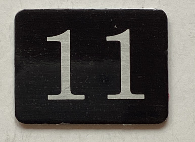 Number 11 Mailbox Number Sign / Locker Number Sign – Rust-Free Aluminum ...