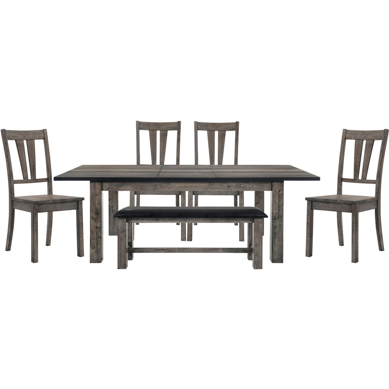 Hanover Bramble Hill 6 Piece Dining Set w Expandable Table 4