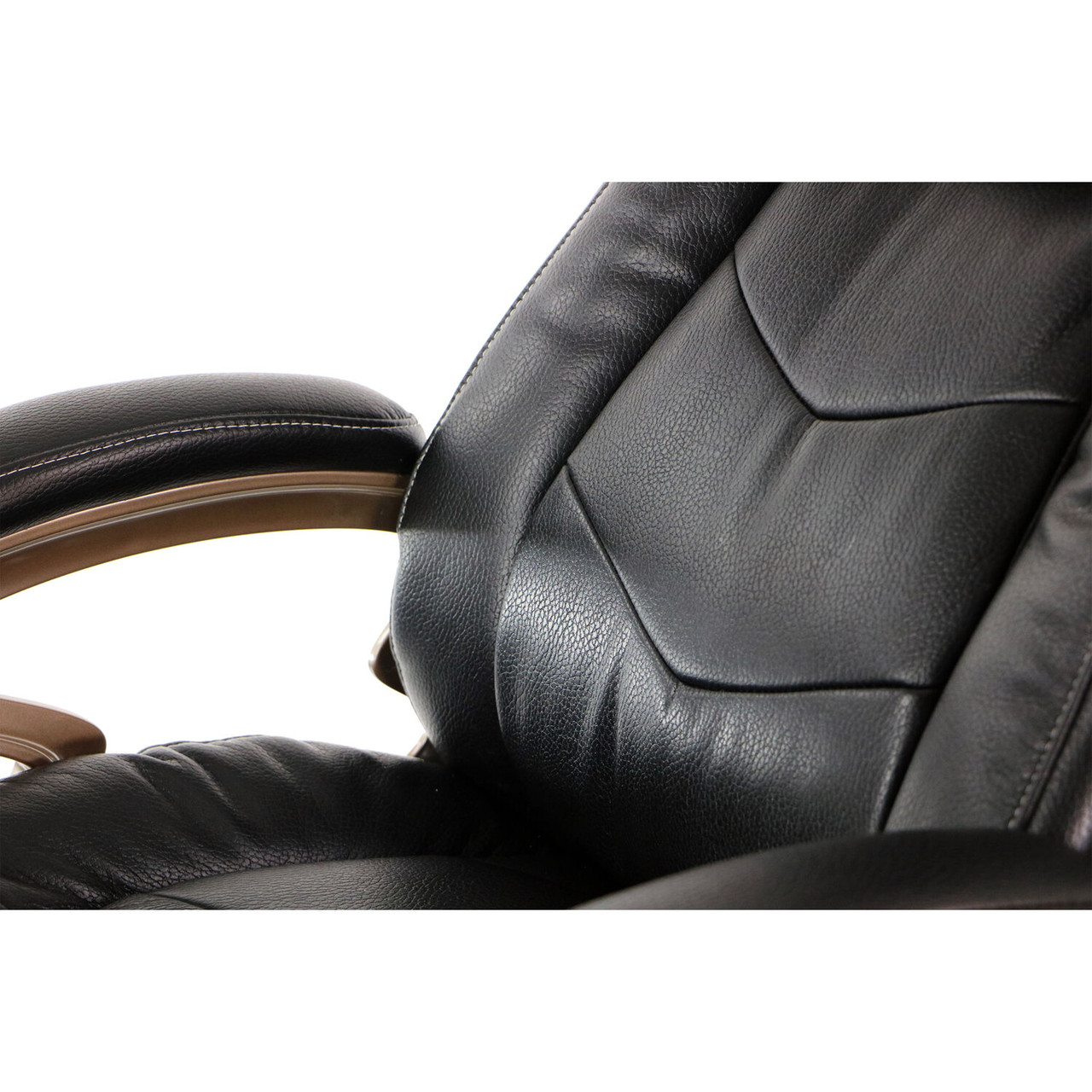 Hanover Atlas Executive Office Chair with Upholstered Faux Leather Seat