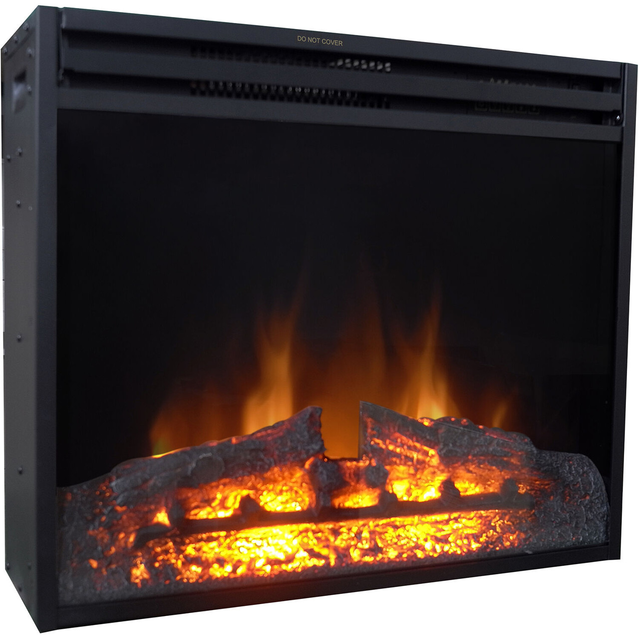 Fireside 28-In. Freestanding 5116 BTU Electric Fireplace Heater Insert with Remote  Control and Timer - Hanover Home