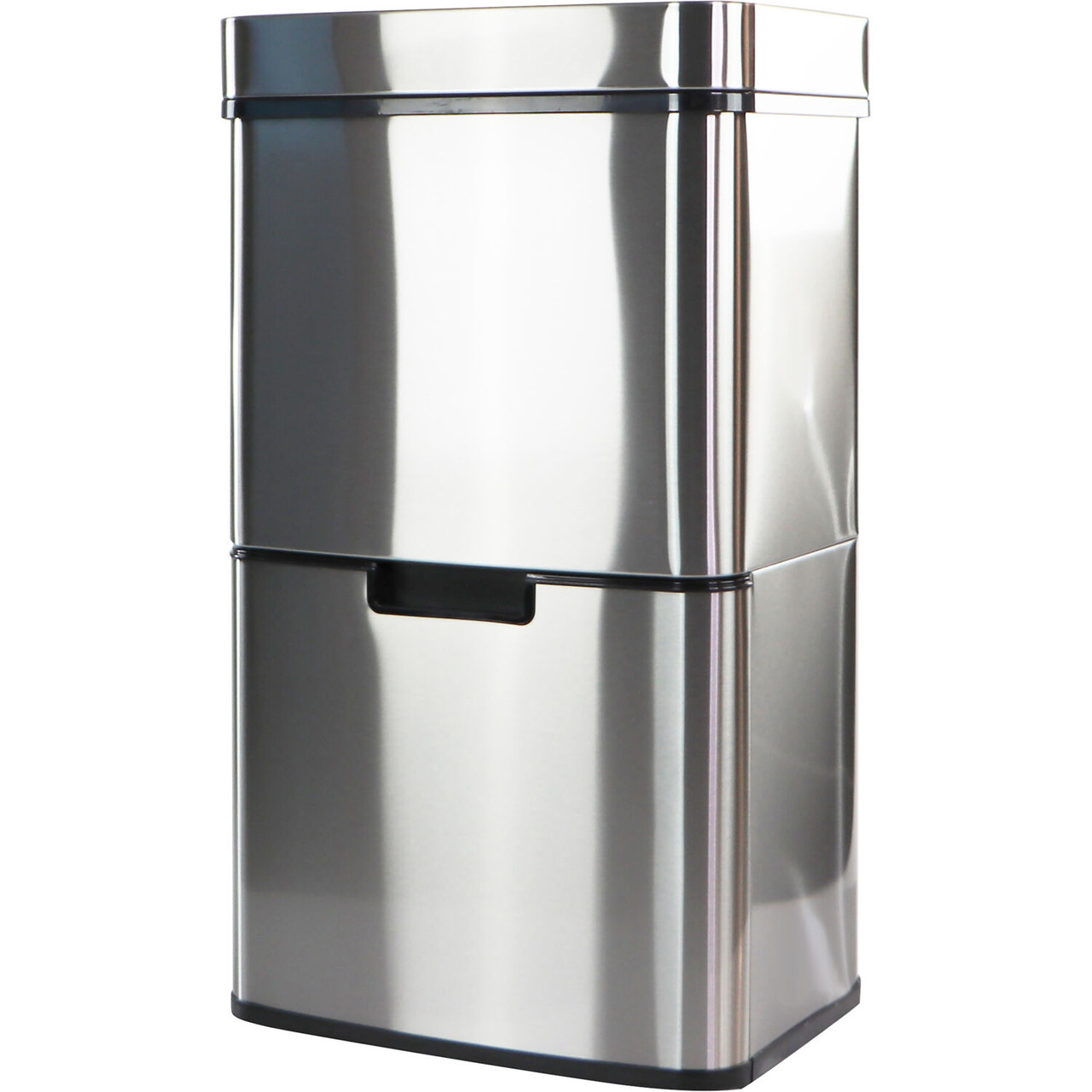 Hanover 12-Liter / 3.1-Gallon Trash Can with Sensor Lid in Stainless Steel - Silver