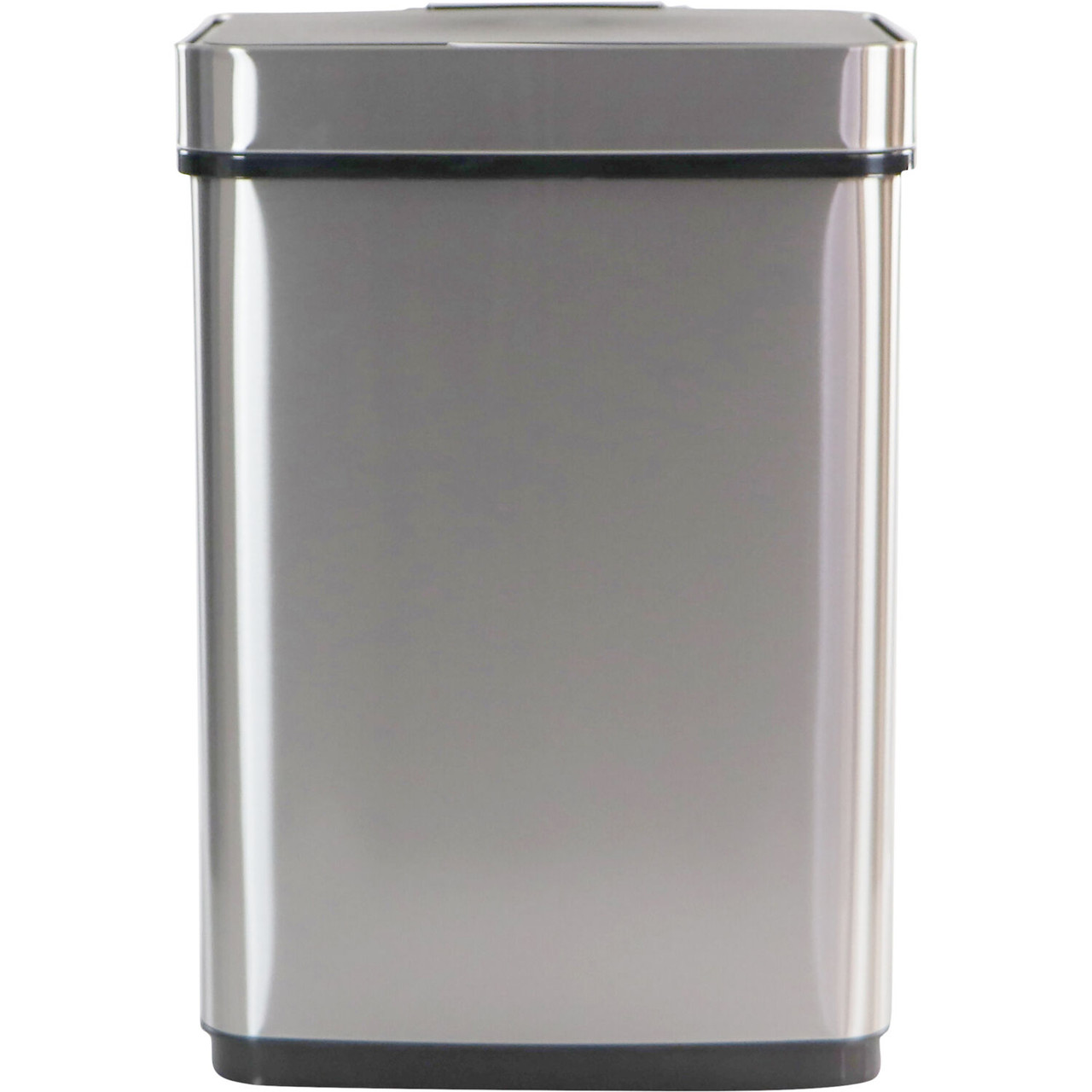 13-Gallon Stainless Steel Step Trash Can with Fingerprint-Resistant Finish