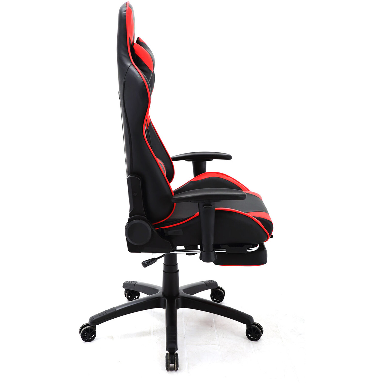 Hanover Commando Ergonomic Gaming Chair in Black and Orange - Adjustable GAS Lift Seating, Lumbar and Neck Support