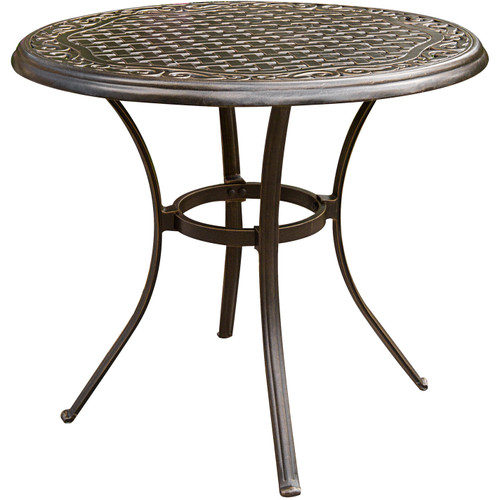 Traditions 32" Round Cast Top Bistro Table