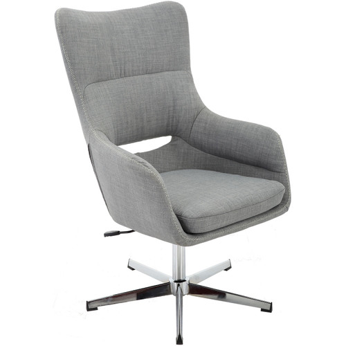 Hanover Carlton Wingback Stationary Office Chair with Chrome Base