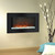 Fireside 30 In. Wall-Mount Electronic Fireplace Heater with Crystal Rock Display and Remote Control