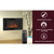 Fireside 30 In. Wall-Mount Electronic Fireplace Heater with Driftwood Log Display and Remote Control