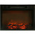 Drexel 34 In. Electric Fireplace w/ 1500W Log Insert and Mantel