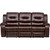 Clark Double Reclining Sofa in Umber