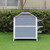 Hanover Outdoor Cat House with 2 Levels, Indoor Ramp, Waterproof Roof, Escape Doors, and Ledge Seating