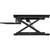 Hanover 35-In. Wide Black Tabletop Sit or Stand Lift Desk
