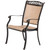 Fontana 3-Piece Bistro Set with 2 Sling Chairs and a 32-In. Cast-Top Table