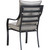 Lavallette 5-Piece Dining Set  with 4 Stationary Chairs and a 52-In. Round Glass-Top Table