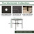 Montclair 33" Square Counter-Height Patio Table