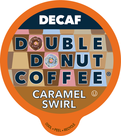 Decaf Caramel Swirl Flavored Coffee by Double Donut