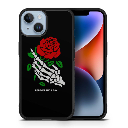Skeleton Rose Forever And A Day iPhone 14 Case Maydistore