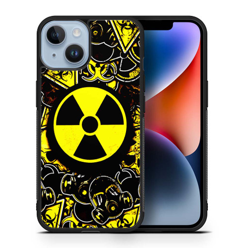 Nuclear Stickers iPhone 14 Case Maydistore