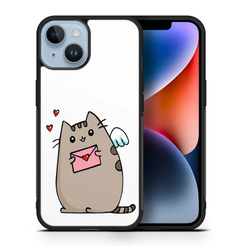 Pusheen Cat Love Letter iPhone 14 Case Maydistore