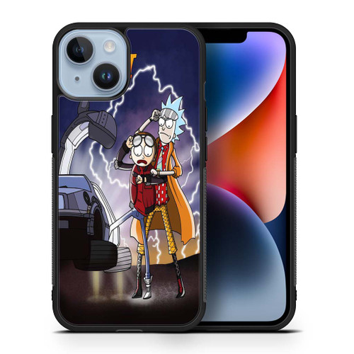 Rick and Morty Back To The Future 2 iPhone 14 Case Maydistore