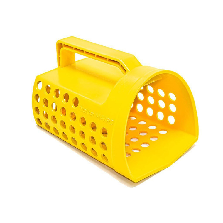 Nokta Sand Scoop, Highly Visible Yellow Color, Durable and Tough on White Background