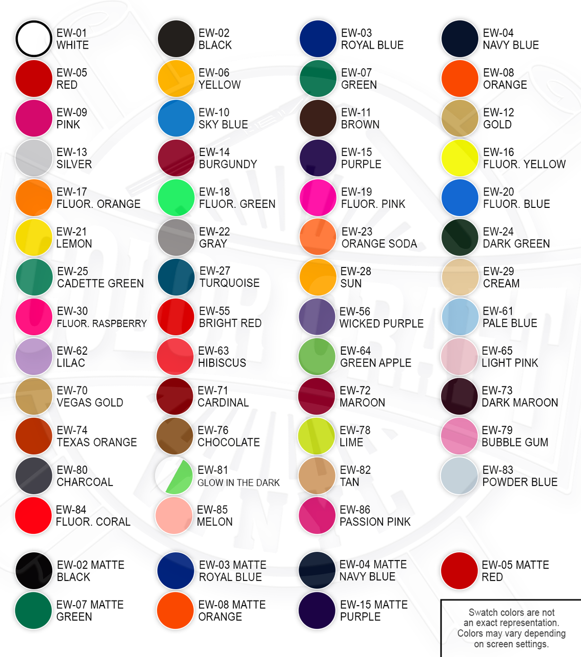 Newest EasyWeed Colors Heat Transfer Vinyl (HTV) Bundle (12-colors)