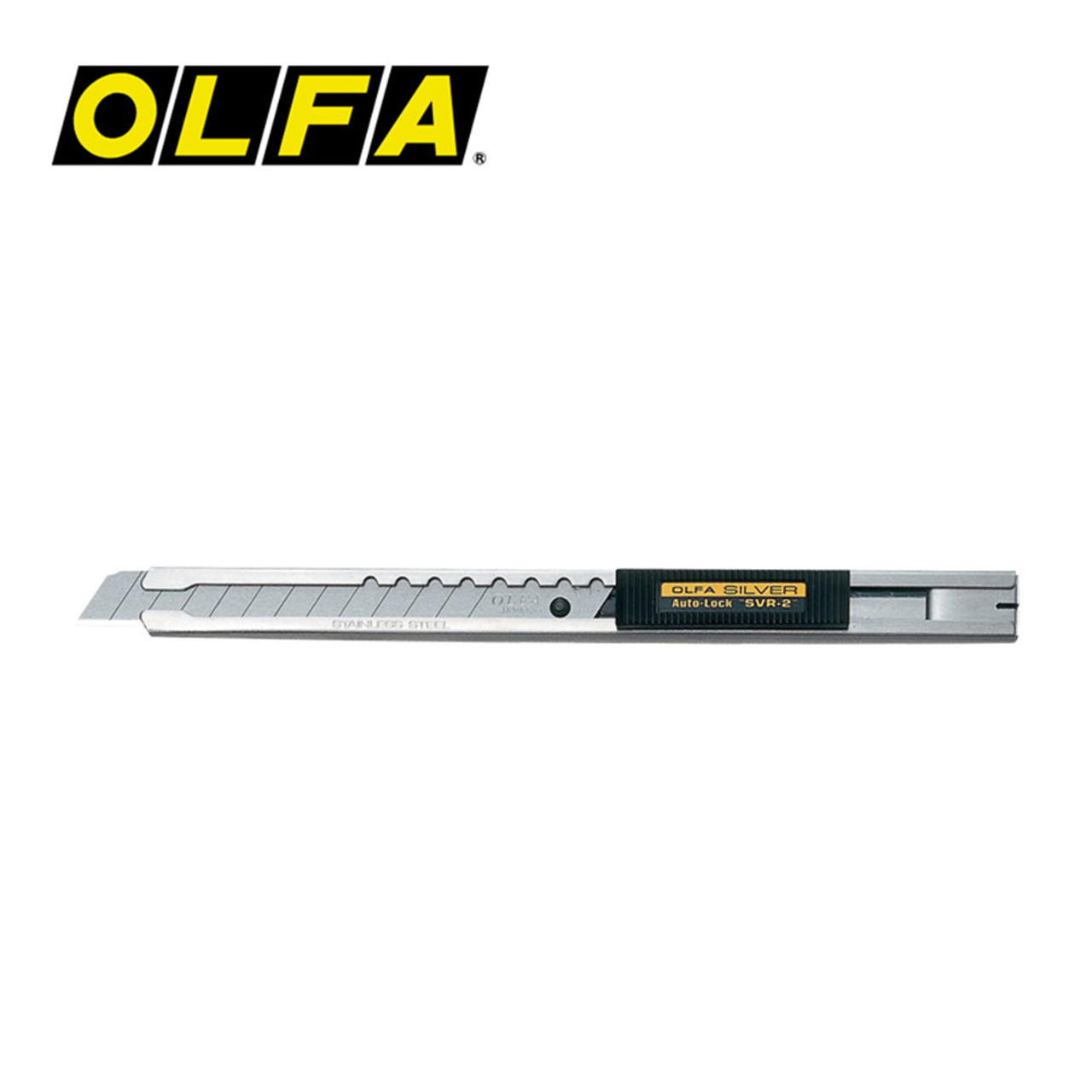 Olfa 9mm SVR-2 Stainless Steel Auto Lock Knife