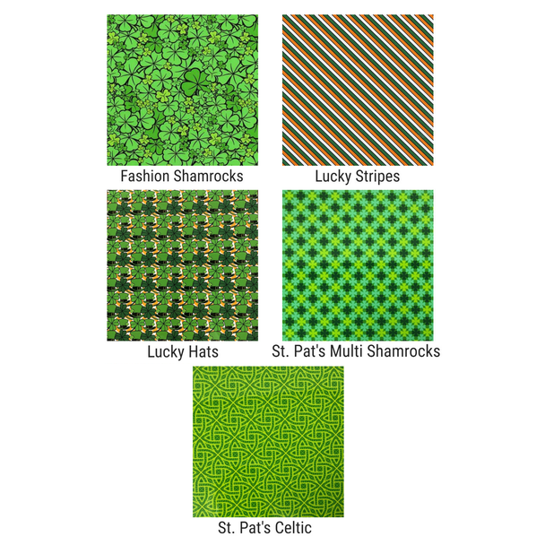 St. Patrick's Day Patterns (12" x 15" sheets)