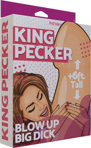 King Pecker- 6-foot Giant Inflatable Penis King Pecker- 6-foot Giant Inflatable Penis