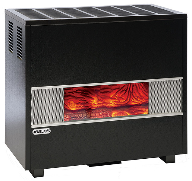 Williams 50000 BTU Vented Hearth Heater, Fireplace Front Factory