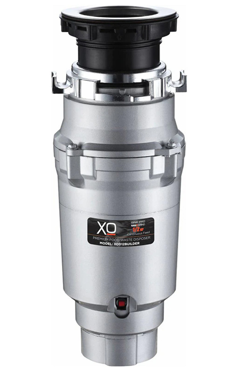 XO XOD12BUILDER Continuous Feed 1/2 HP Garbage Disposer with Power Cord