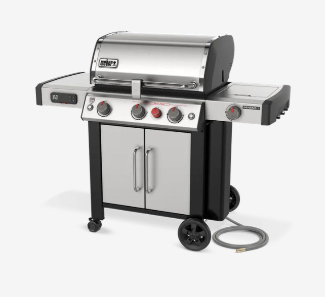 Weber Genesis Ii Sx 335 Freestanding Smart Grill Gas Grill Ng Stainless Steel