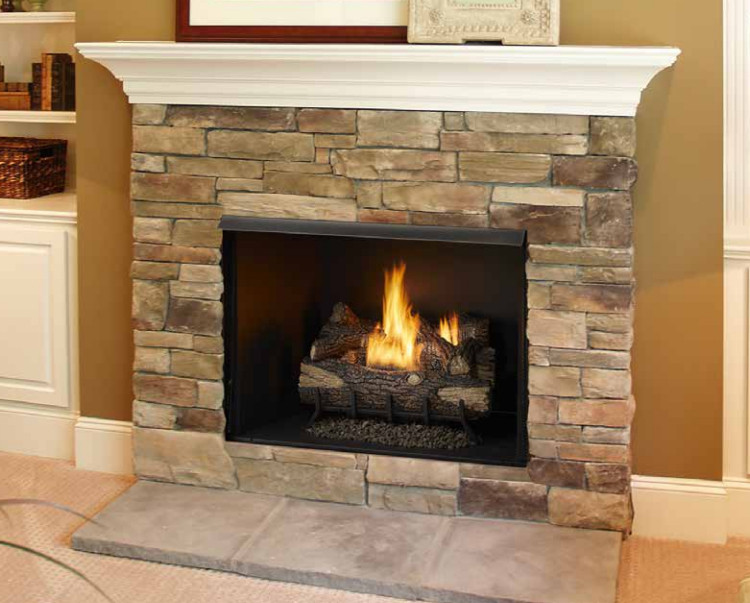 Monessen BUF42H VentFree Exacta Firebox Herringbone Gray Cement Liner