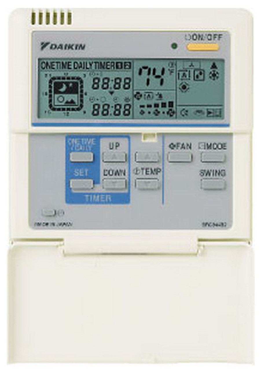 daikin air conditioning control panel symbols