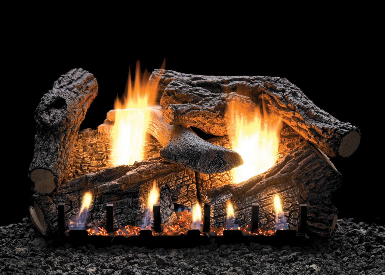 Pleasant Hearth Vented or Vent-free Gas Log Embers in the Gas Fireplace Log  Accessories department at