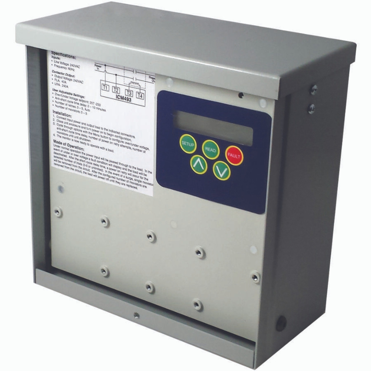 ICM493 Advanced Single Phase Line Voltage Surge Protector and Monitor