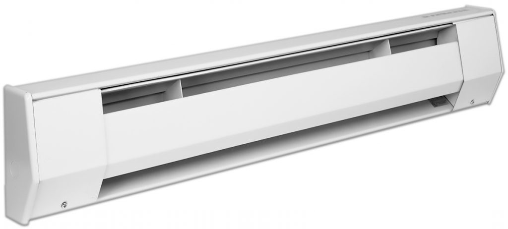 King 4K2010BW 4 Foot 1000 Watt Electric Baseboard Heater - 208 Volt