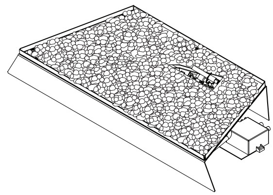 Monessen LYRIC 18" Vent Free Millivolt Burner with Fire Glass Media