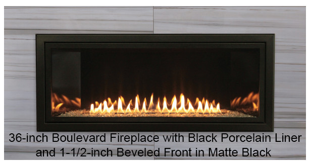 White Mountain Hearth Boulevard Linear Fireplace - Thumbnail 4