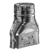 THS 4GWAOR 4" Type B Double Wall Oval-to-Round Adapter THS 4GWAOR 4" Type B Double Wall Oval-to-Round Adapter