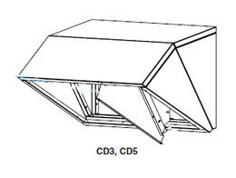 Reznor 1036309R CD5 50° - 90° Downturn Nozzle Kit with Vertical Louver Frame for UDXC/UBXC 150-200 Reznor 1036309R CD5 50° - 90° Downturn Nozzle Kit with Vertical Louver Frame for UDXC/UBXC 150-200