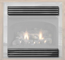 White Mountain Hearth VPL26HP Hammered Pewter Slatted Louvers for Vail 26 White Mountain Hearth VPL26HP Hammered Pewter Slatted Louvers for Vail 26