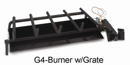 RH Peterson Real-Fyre G4-18/20P 18" / 20" Glowing Ember Vented Burner with APK-17P On/Off and Variable Height Valve - Liquid Propane RH Peterson Real-Fyre G4-18/20P 18" / 20" Glowing Ember Vented Burner with APK-17P On/Off and Variable Height Valve - Liquid Propane