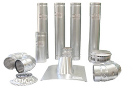 DuraVent Deluxe 5" Vertical Unit Heater Vent Kit with Vent Cap DuraVent Deluxe 5" Vertical Unit Heater Vent Kit with Vent Cap