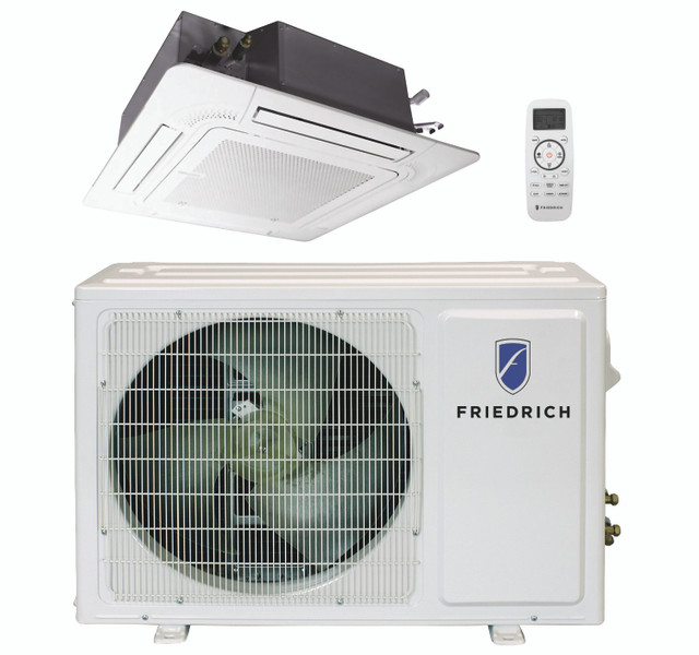 Friedrich FPHC093A 9000 BTU Floating Air Pro Series Single Zone Ceiling Cassette Mini Split System with Built-In WiFi - Heat and Cool