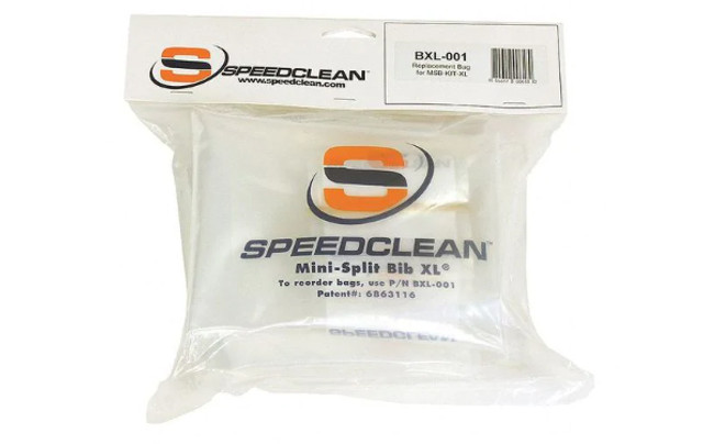 SpeedClean BXL-001 Mini-Split Replacement XL Bib Bag for MSB-KIT-XL