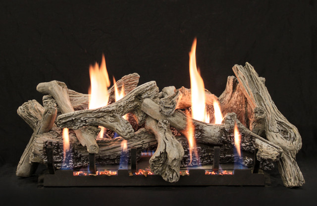 White Mountain Hearth LS-30CD 30" Driftwood Replacement Logs for Vented or Vent Free Slope Glaze Burners (LOGS ONLY)
