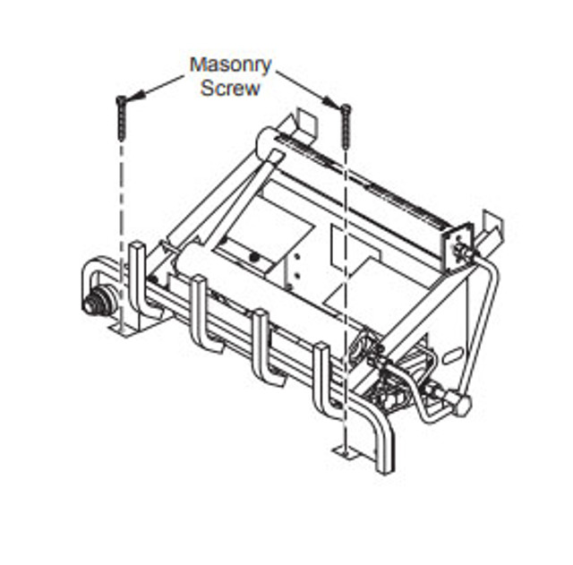 Superior BGE18PV 18" Vent Free Glow Ramp Burner with Variable Valve and Remote - Liquid Propane